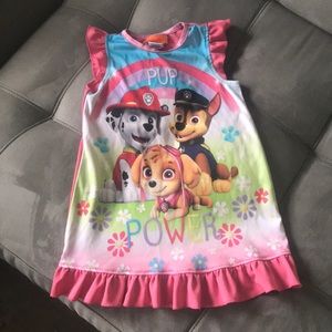 Paw patrol satin nightgown 3T